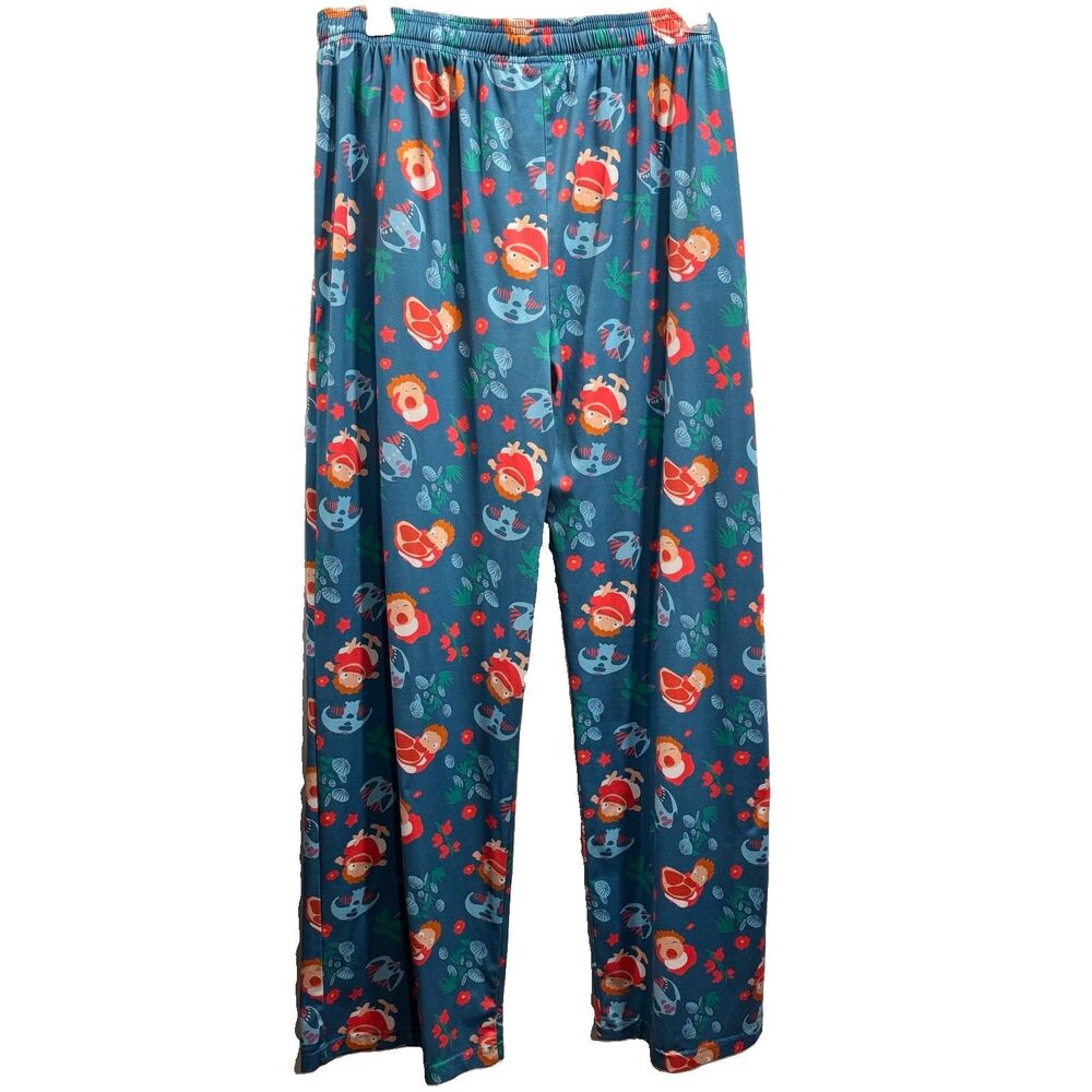 Ponyo Studio Ghibli Pajama Sleep lounge Pants Box Lunch Size 2x - Picture 3 of 5